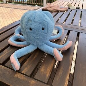 Aroma Home Octopus Plush Animal Toy Blue & Pink Soft Cuddly Sea Creature
